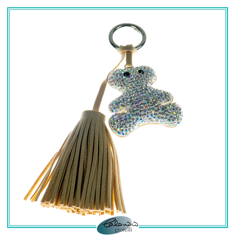 Portachiavi Orsetto con Strass