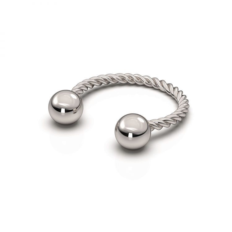 Anello in Argento 925 collezione "Piercing" a Torciglione