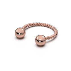Anello in Argento 925 collezione "Piercing" a Torciglione