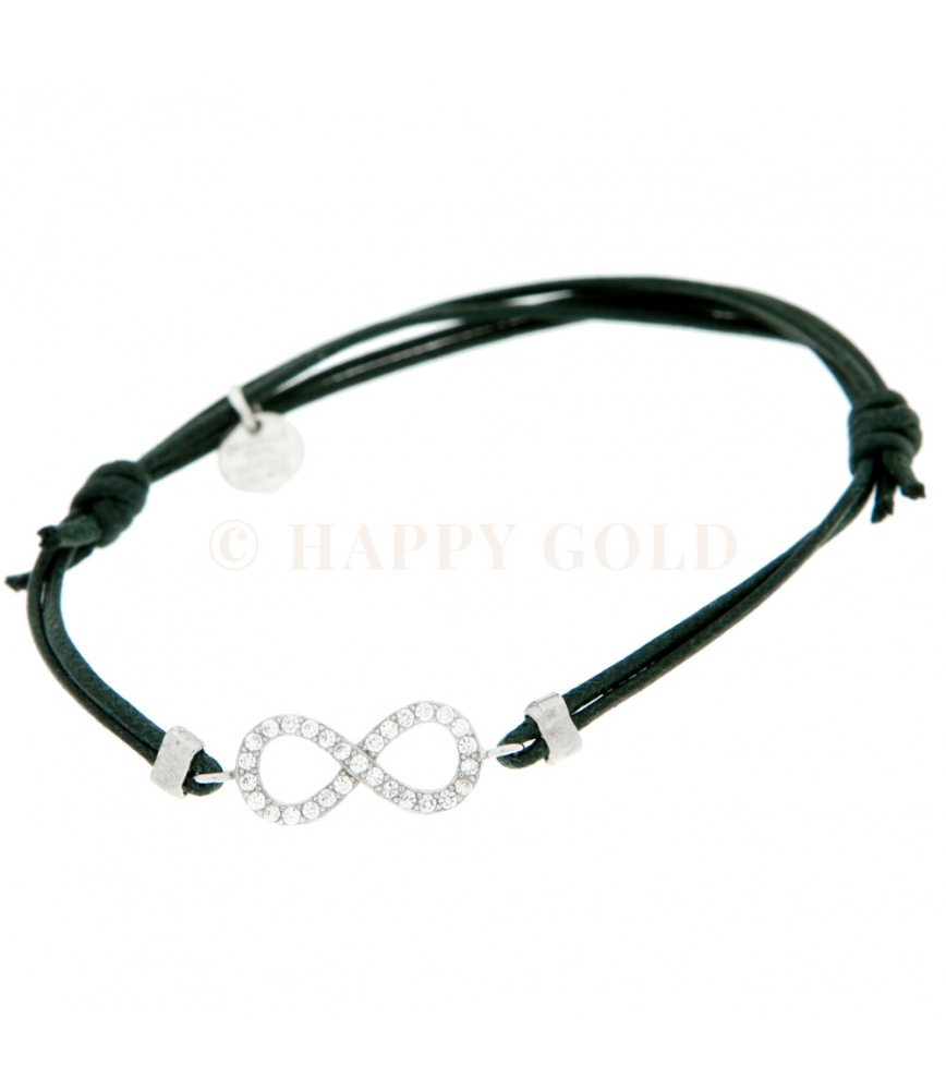 Bracciale con Simbolo "Infinito" Zirconi